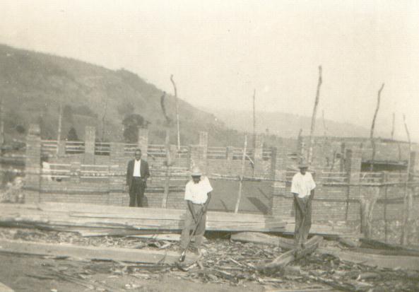 Constru��o das instala��es para o gado leiteiro a ser adquirido